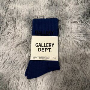 Gallery Dept Clean Blue Logo Socks
